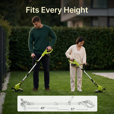 TorqueShark pro Cordless 2-in-1 Grass Shear